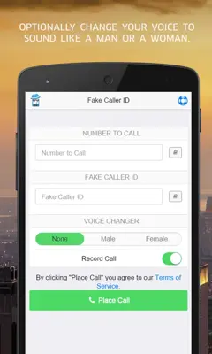 Fake Caller ID android App screenshot 3